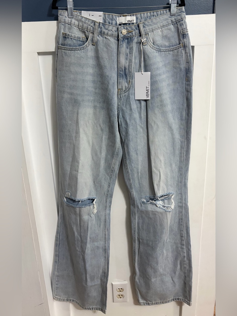 Vervet Women's Leslie Vintage 90's Style High-Rise Flare Jeans Size 29 NWT